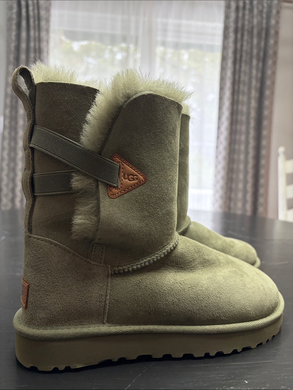 NWOT UGG Bailey Flex Olive Green Boots